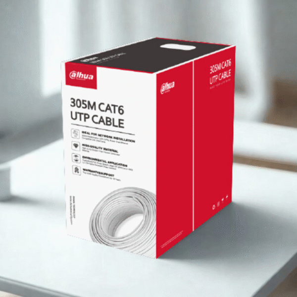 Dahua Cable Utp Cat6 305 Metros 100% Cobre Color Blanco - Imagen 2