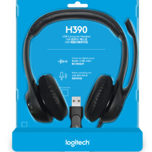 Audífonos / Diadema Con Micrófono Logitech Usb Headset H390