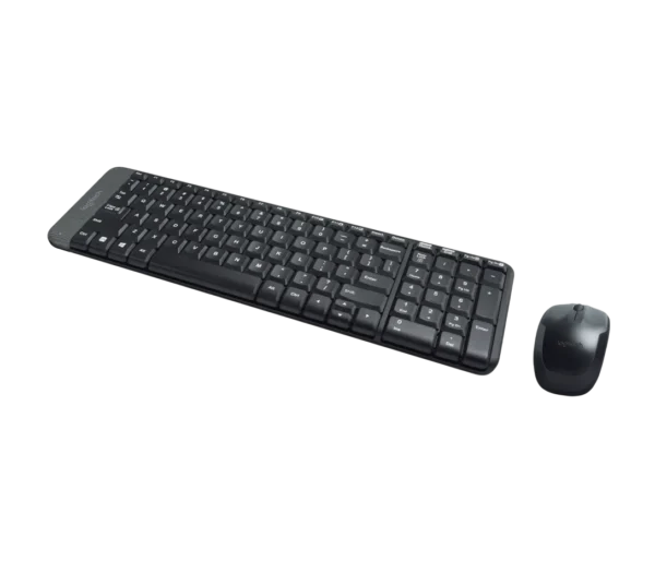 Combo teclado y mouse Logitech Wireless Combo MK220