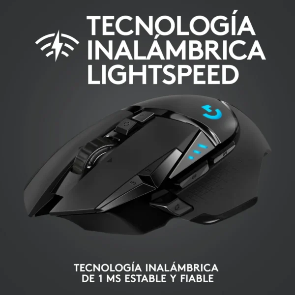 Mouse Inalámbrico Recargable Logitech G Lightspeed G502 - Imagen 2