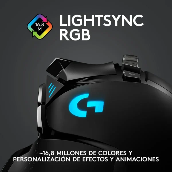 Mouse Inalámbrico Recargable Logitech G Lightspeed G502 - Imagen 5
